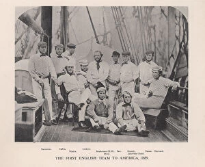 Images Dated 13th May 2013: The first English cricket team to tour America, 1859 (1912)