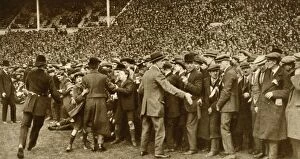 Policeman Gallery: The first FA Cup Final is held at the new Wembley Stadium in London, 28 April 1923, (1935)