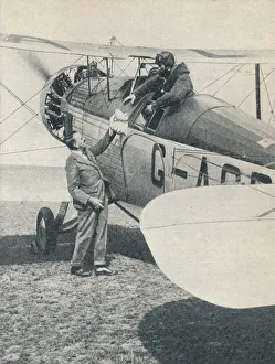 Marquis Of Gallery: Before the first flight over Mount Everest, 1933 (c1937)