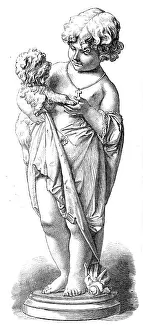 Sentimental Prints: My First Friend, by F. Barzaghi, 1872. Creator: Unknown