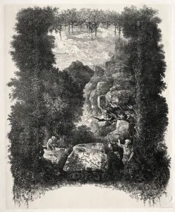 1822 1885 Prints: First frontispiece for Fables and Fairy-Tales by Thierry-Faletans, 1868