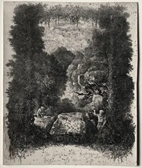 First Frontispiece for Fables and Fairy-Tales by Thierry-Faletans, 1868