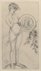 James Tissot Collection: First Frontispiece (with the Monogram), 1875. Creator: James Tissot