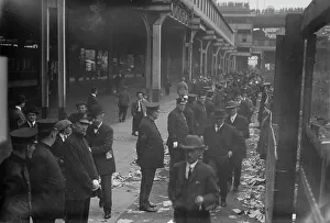 First Game - 1913 World Series (baseball), 1913. Creator: Bain News Service