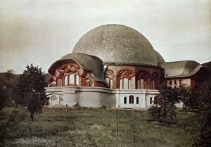 Archive Photos Collection: First Goetheanum, front (south) view, Dornach, Switzerland, 1922