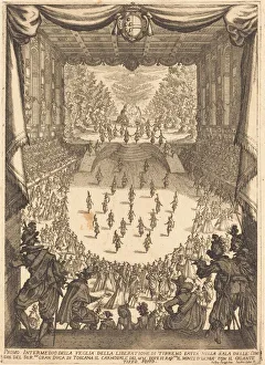 Intermezzo Prints: First Intermezzo, 1617. Creator: Jacques Callot