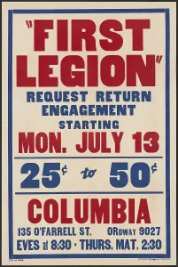 Jesuit Prints: First Legion, [193-]. Creator: Unknown
