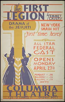 Jesuit Prints: The First Legion, San Francisco, 1936. Creator: Unknown