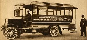 Odhams Press Ltd Gallery: First L.G.O.C. Motor Bus, 1904, (1933). Creator: Unknown