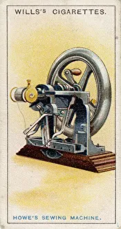 Howe Prints: First lock-stitch sewing machine, [1915]