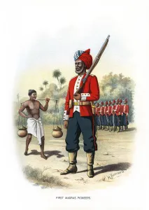 H Bunnett Prints: First Madras Pioneers, c1890. Artist: H Bunnett
