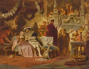 First meeting of Henry VIII and Anne Boleyn in the House of Cardinal Wolsey First meeting of Henry VIII and Anne Boleyn in the House of Cardinal Wolsey