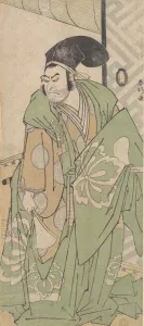 The First Nakamura Nakazo in the Role of Ko no Moronao, June 1786 The First Nakamura Nakazo in the Role of Ko no Moronao, June 1786