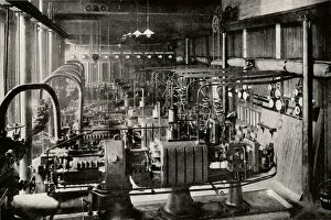 The First Parsons Turbo-Electric Generating Station, c1916