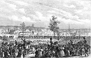 1855 Gallery: First railway to circulate on the European continent, inauguration of the line