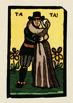 The First Revival of the Chap-Book Style, 1885, (1946). Artist: Joseph Crawhall