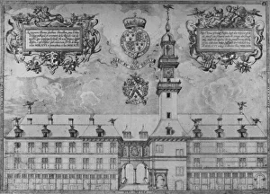 Charles Wright Prints: The First Royal Exchange in 1569, c16th century, (1928)