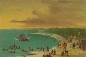 Trader Gallery: First Sailing of the Griffin on Lake Erie. August 7, 1679, 1847 / 1848