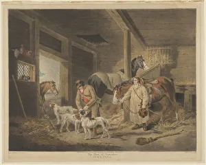 George Morland Prints: The First of September, Morning, published 1796. Creator: William Ward