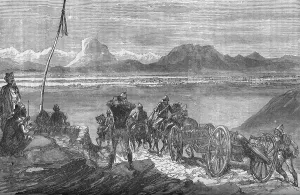 Anglo Afghan War Gallery: First Sight of Candahar, c1880
