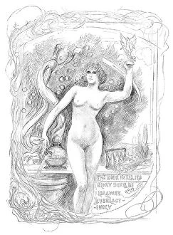 First sketch for the enamel The Hour in All Its Glory Shall Be Led Away Everlastingly, 1899