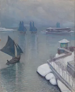 First Snow, 1896. Creator: Vaino Blomstedt
