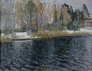 Zhukovsky Prints: First Snow, Early 20th cen Artist: Zhukovsky, Stanislav Yulianovich (1873-1944)