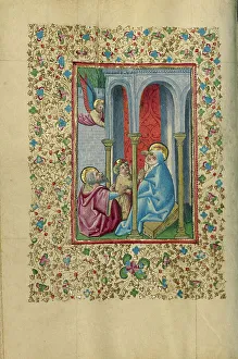 Learning Prints: The First Steps of Jesus; Book of Hours, about 1460. Creator: Unknown