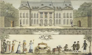 Daytime Prints: The First Steps of the King of Rome at the Chateau of Meudon, 19th century