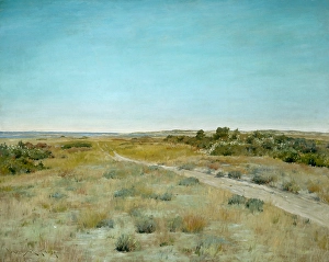 Spacious Prints: First Touch of Autumn, about 1898. Creator: William Merritt Chase