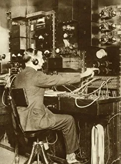Transatlantic Gallery: First transatlantic telephone call, from London to New York, 7 March 1926, (1935)