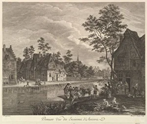 Antwerp Prints: First View of the Environs of Antwerp (Premiere Vue des Environs d Anvers)