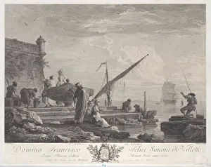 Joseph Vernet Prints: First View of the Levant, ca. 1760. Creator: Jacques Aliamet