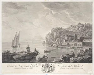Joseph Vernet Prints: First View of Marseille, 1776. Creator: Jacques Aliamet