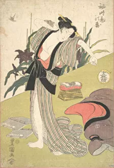 Images Dated 21st October 2020: The First Visit of the Cuckoo. Creator: Utagawa Toyokuni I