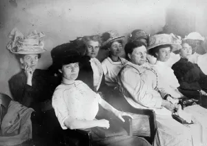Equal Prints: First woman jury, Los Angeles, 1911. Creator: Bain News Service