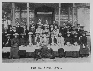First year Normal- 1902-3, 1903. Creator: Unknown