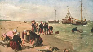 James Clarke Prints: Fish from the Dogger Bank, Scheveningen, Holland, 1870, (c1902). Creator: Unknown