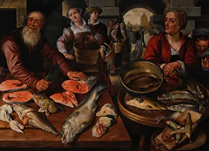 Fish Market, 1568. Creator: Joachim Beuckelaer