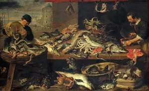 Preparation Prints: Fish Market, 1619. Creator: Frans Snyders