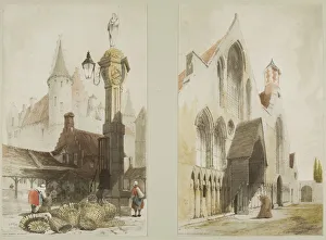 Antwerp Flanders Belgium Gallery: Fish Market, Antwerp and Hospice des Vieillards, Cand, from Picturesque Architecture