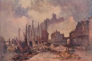 Studio Volume 67 Prints: Fish Market on the Quay, Folkestone Harbour, c1885. Artist: William Callow