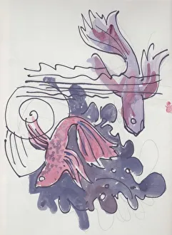 Fish study, c1970. Creator: Shirley Markham