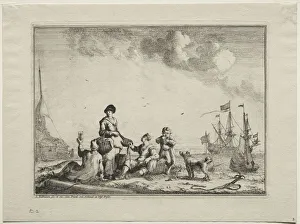 Fish Vender, 1701. Creator: Ludolf Backhuysen (Dutch, 1631-1708); Ludolf Backhuysen (Dutch