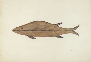 Fish Weather Vane, c. 1938. Creator: Frances Matsubara