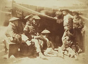 Adamson Hill And Prints: Fisher Laddies, Newhaven, 1843-1848. Creator: Hill & Adamson