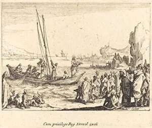Simon Collection: Fisher of Men, 1635. Creator: Jacques Callot