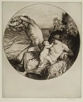 View To Sea Prints: The Fisherman, 1908. Creator: William Strang