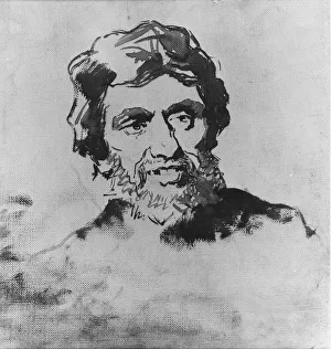 Johnson Eastman Prints: A Fisherman. Creator: Eastman Johnson