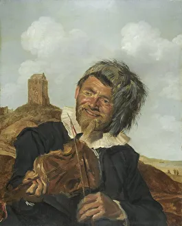 Hals Frans Prints: Fisherman Playing the Violin, 1630. Creator: Frans Hals